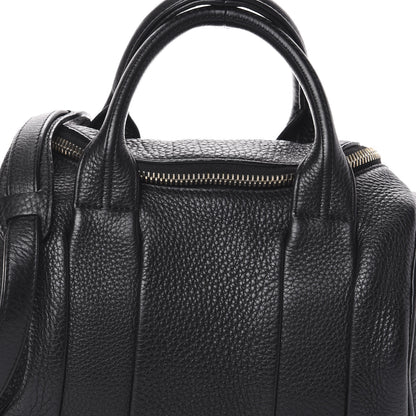 Alexander Wang Pebbled Lambskin Rockie Black Pale Gold Hardware 8 of 10