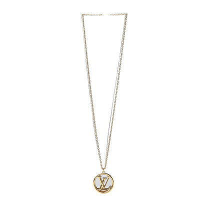 Louis Vuitton Louise Long Necklace Gold 3 of 6
