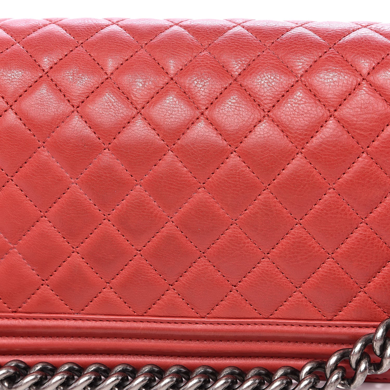Chanel Calfskin Quilted Medium Boy Flap Red 12 of 15