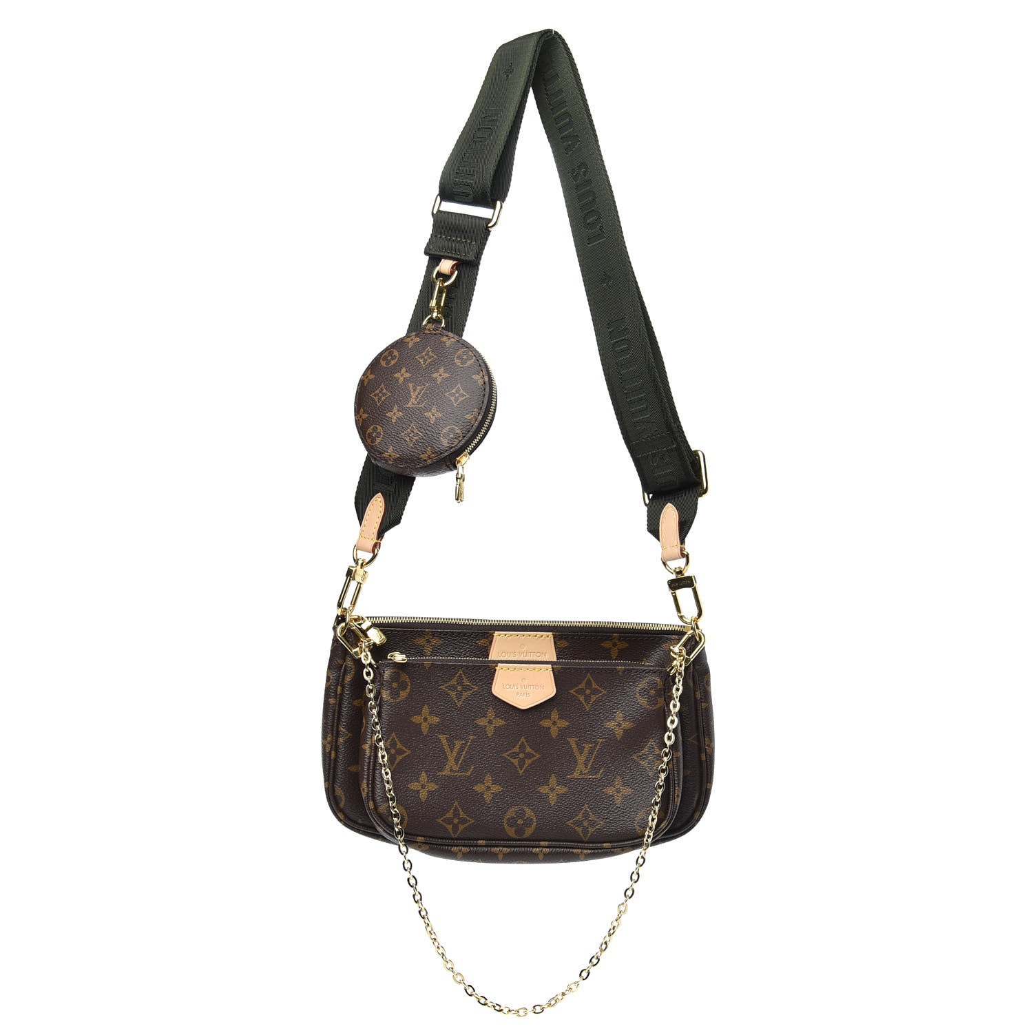 Louis Vuitton Monogram Multi Pochette Accessories Kaki 1 of 10