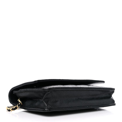 Chanel Caviar Quilted Wallet on Chain WOC Black 4 of 12