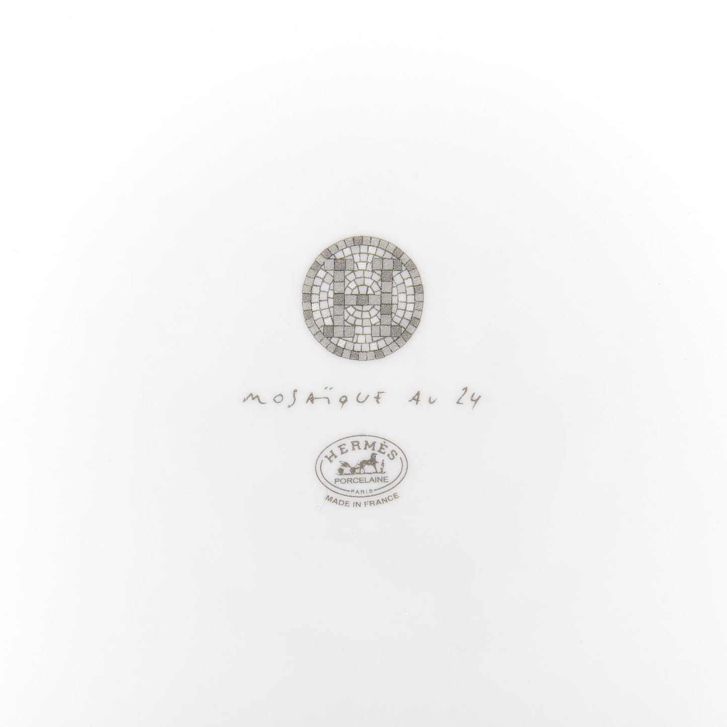 Porcelain Mosaique Au 24 Sushi Plate Platine