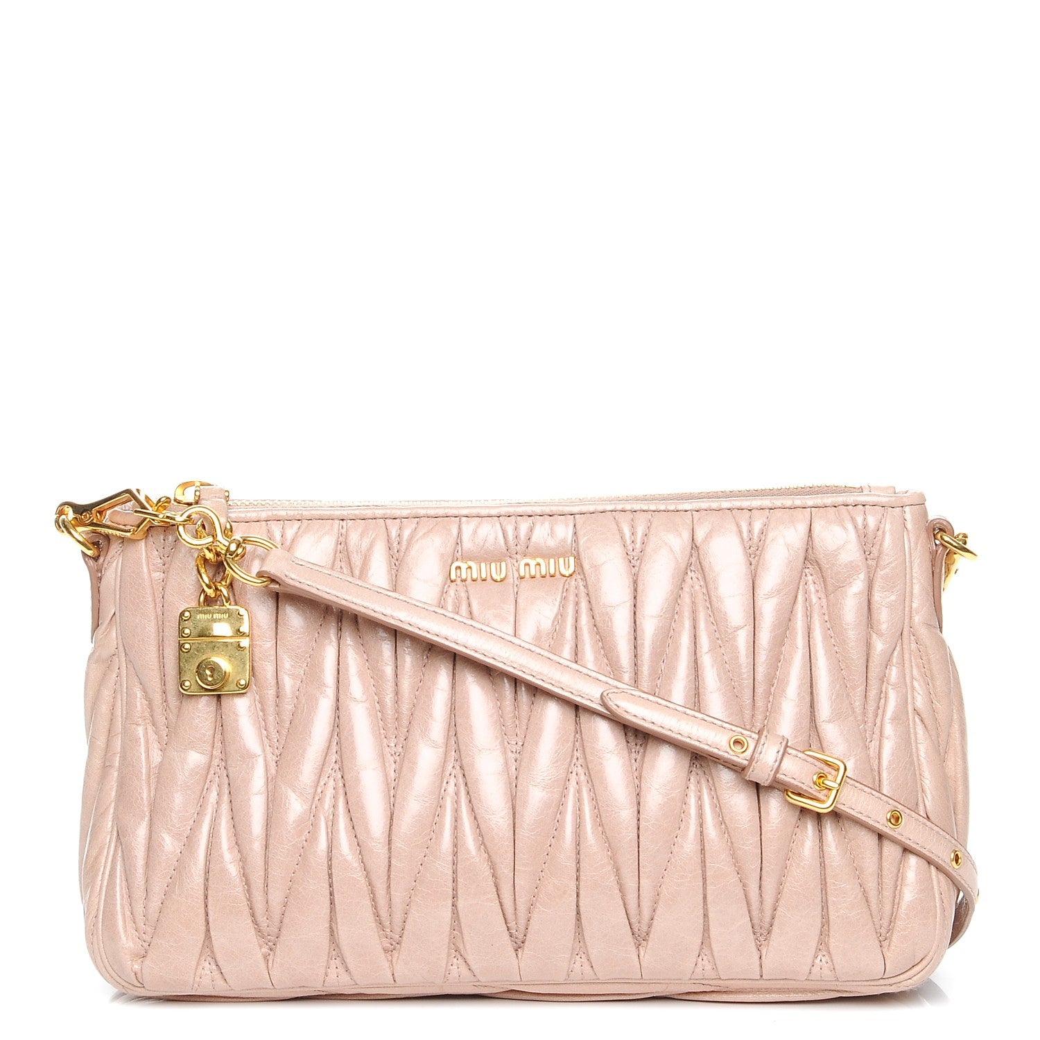 Miu Miu Nappa Matelasse Lux Piccole Borse Cipria 1 of 10