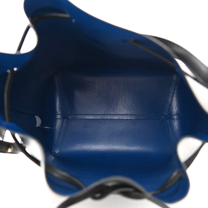 Mansur Gavriel Vegetable Tanned Calfskin Bucket Bag Black Royal 5 of 12
