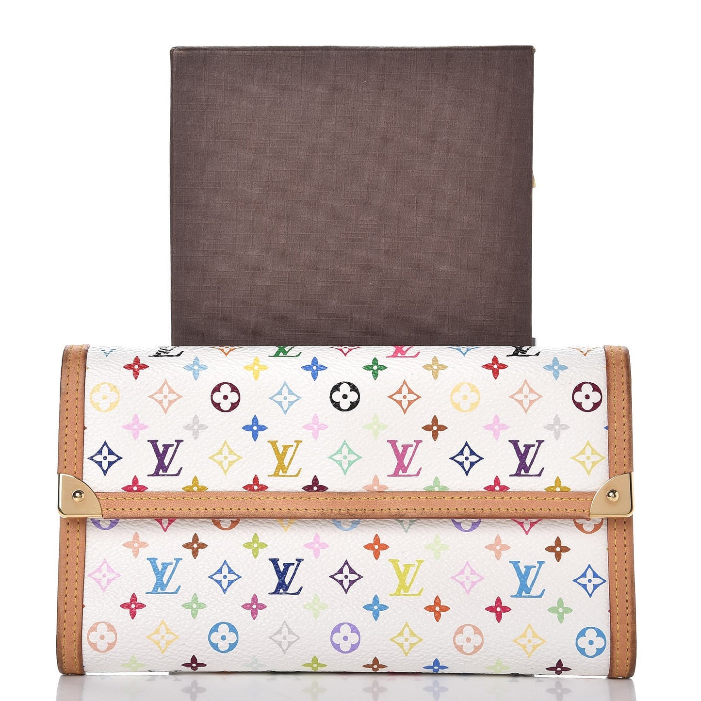 Monogram Multicolor Porte Tresor International Wallet White