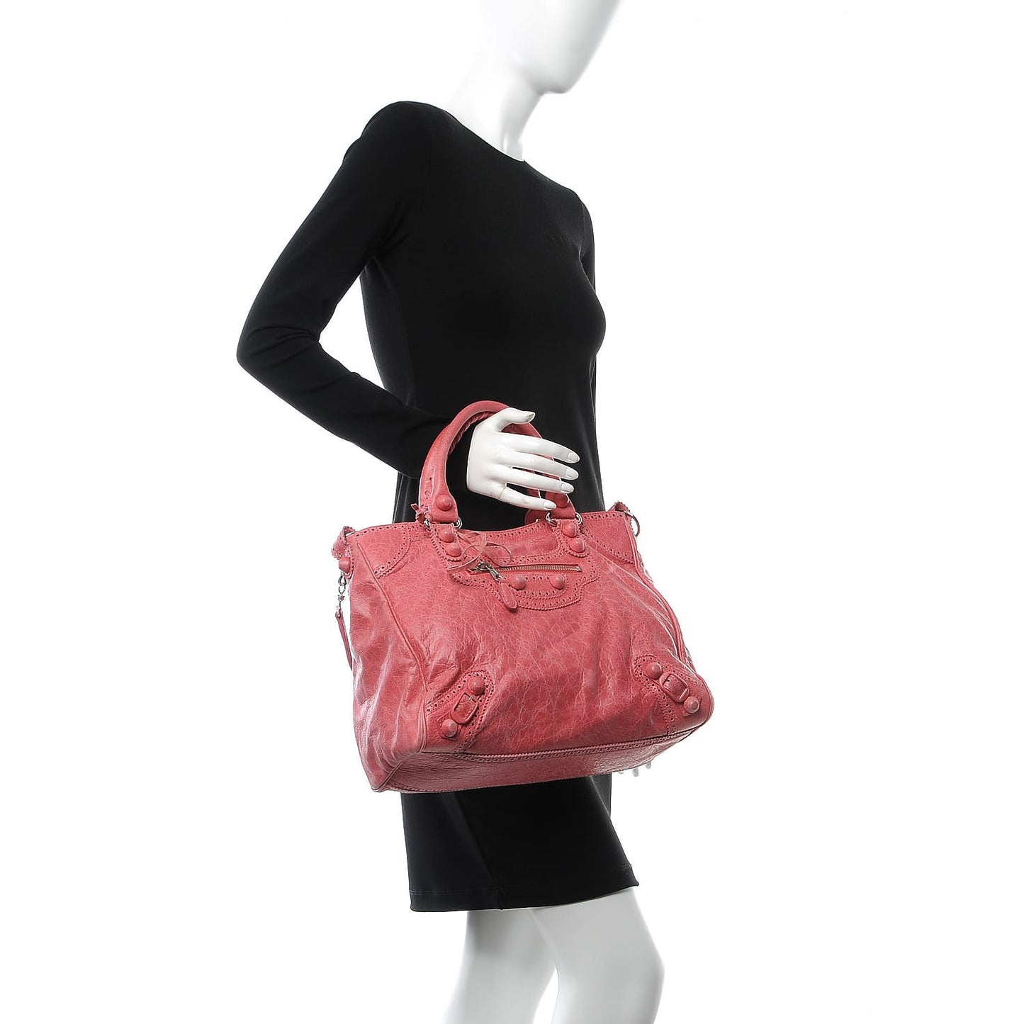 Agneau Giant Brogues Hardware Velo Framboise