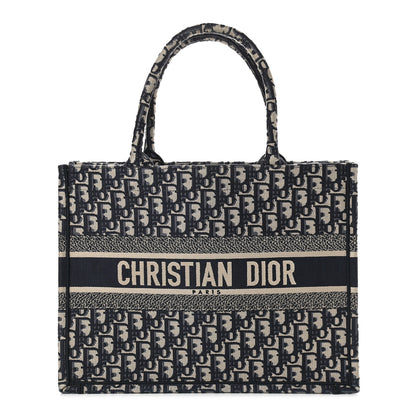 Christian Dior Oblique Medium Book Tote Blue Multicolor 1 of 8