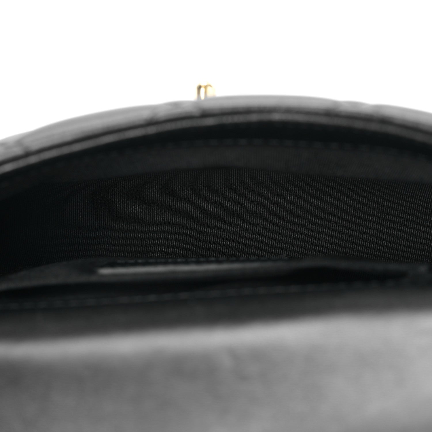 Chanel Lambskin Quilted Mini My Precious Waist Bag Black 5 of 9