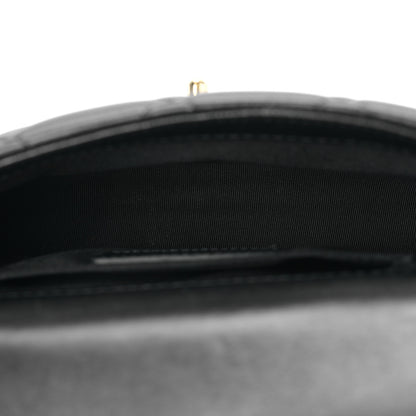 Chanel Lambskin Quilted Mini My Precious Waist Bag Black 5 of 9