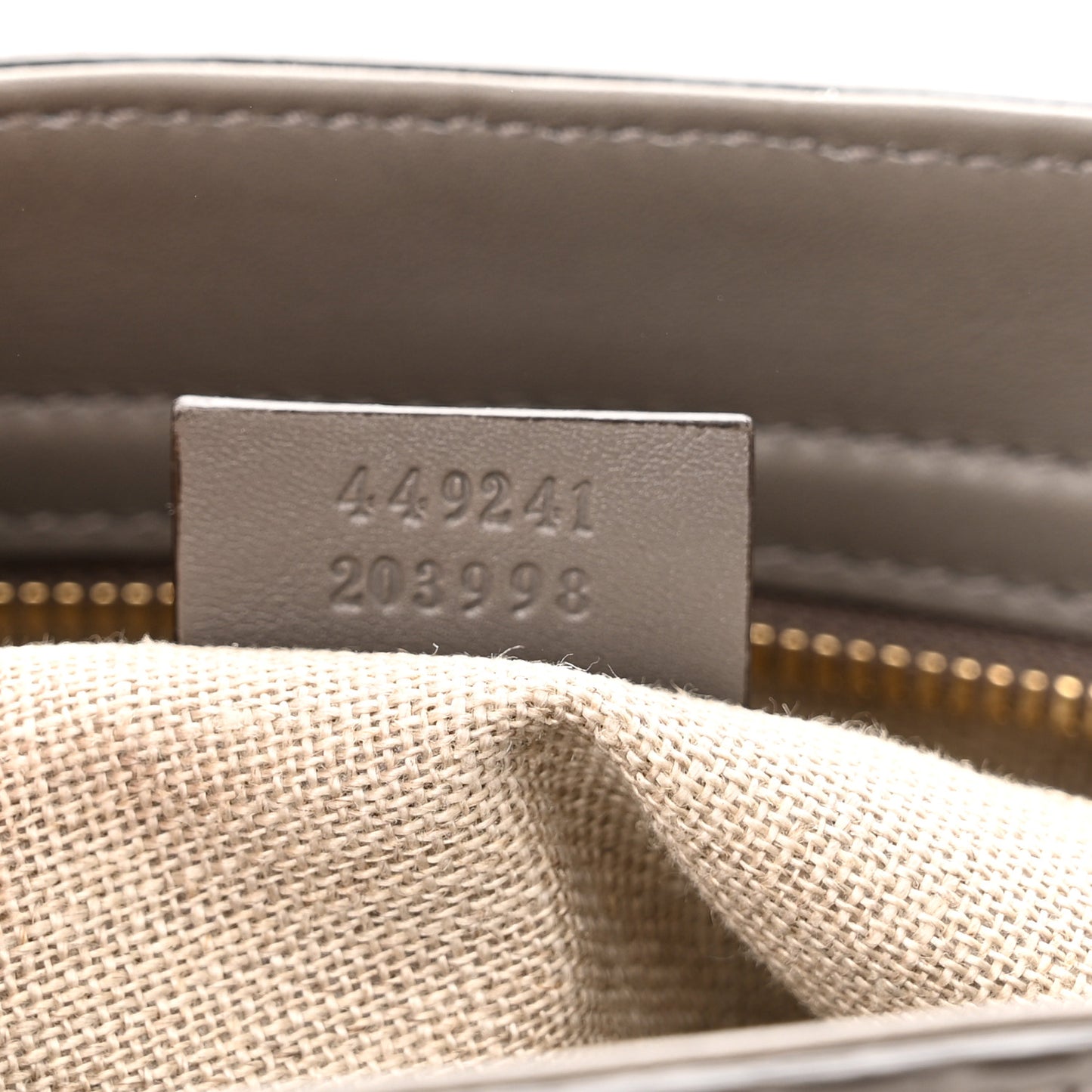 Microguccissima Small Bree Tote Graphite