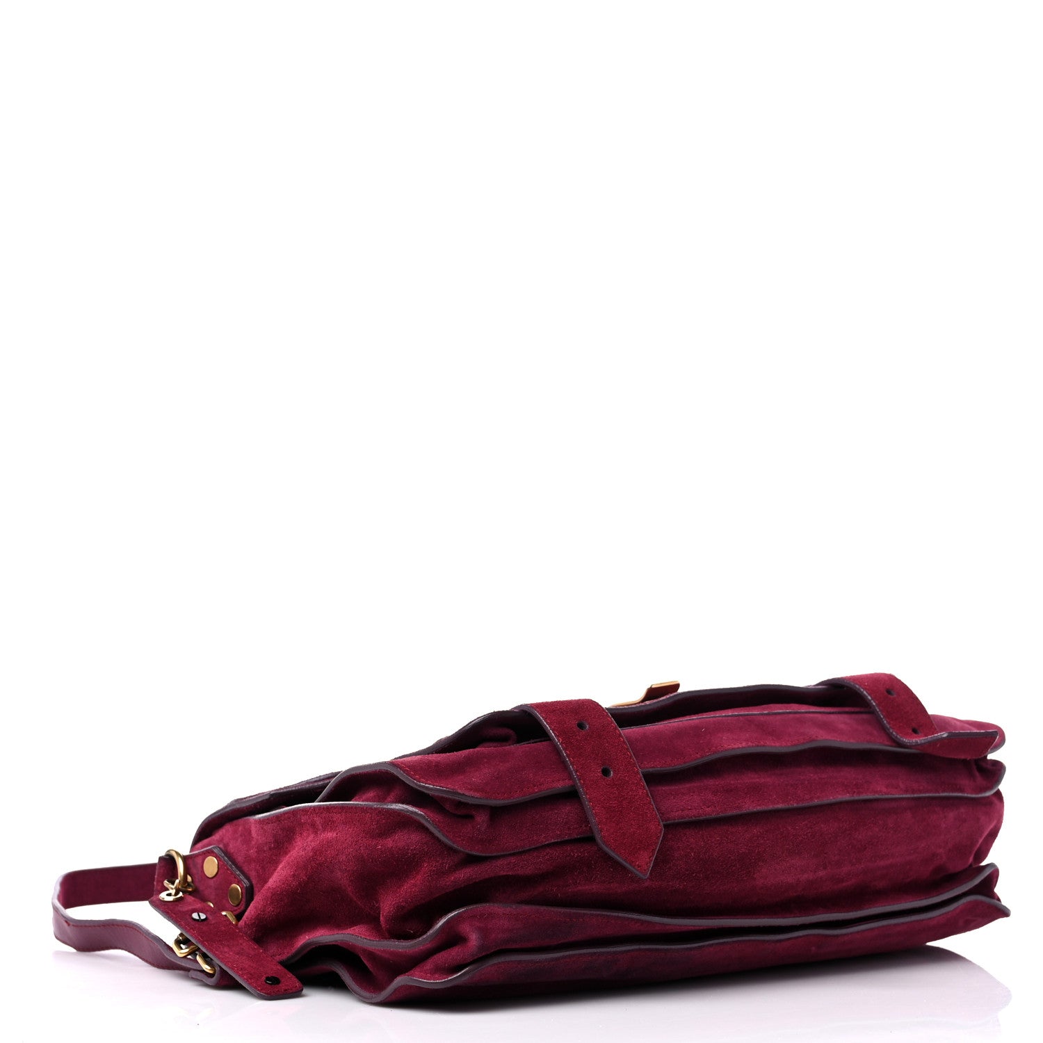 Proenza Schouler Suede Medium PS1 Satchel Raspberry 4 of 13