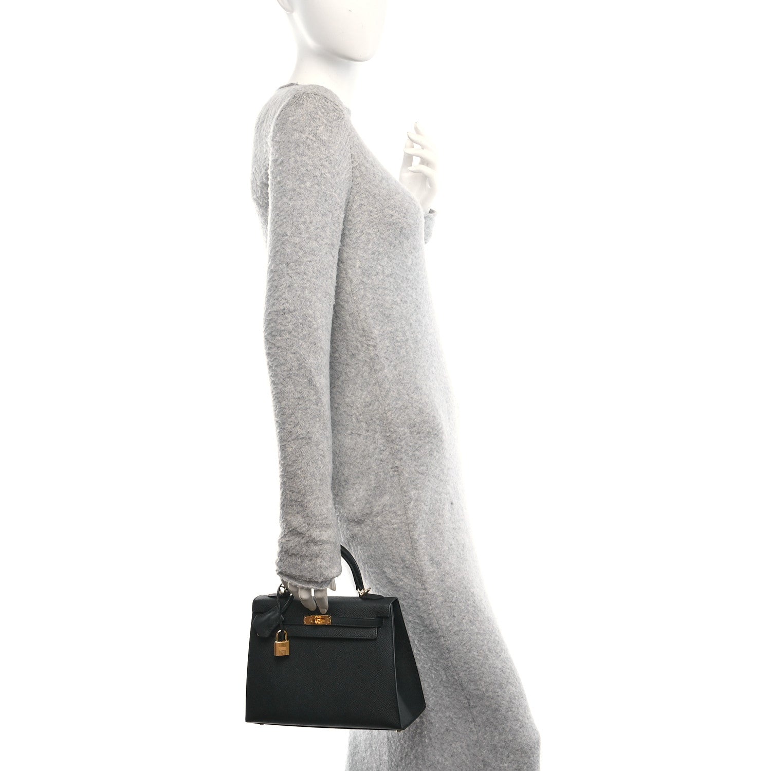 Hermes Epsom Kelly Sellier 25 Black 2 of 14