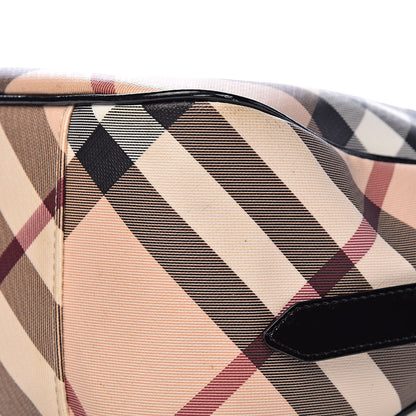 Burberry Nova Check Medium Moore Hobo Black 12 of 14