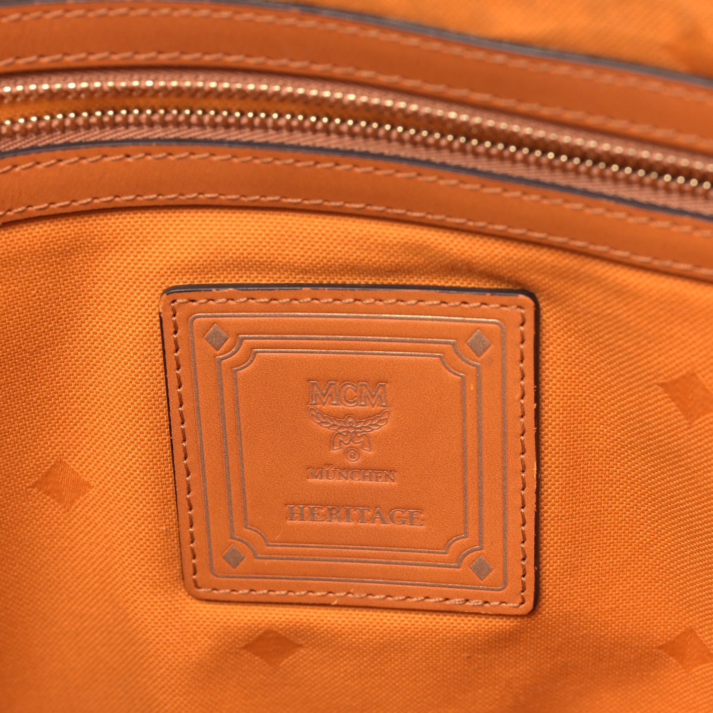 Visetos Heritage Large Pouch Cognac