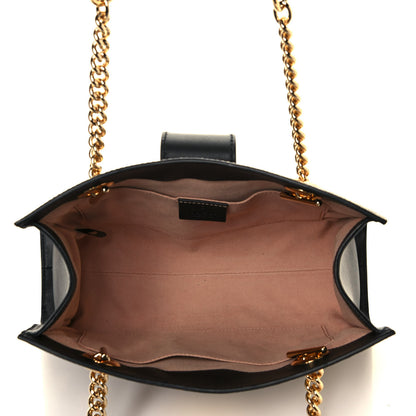 Gucci GG Supreme Monogram Bees Small Padlock Tote Beige Oro Black 4 of 12