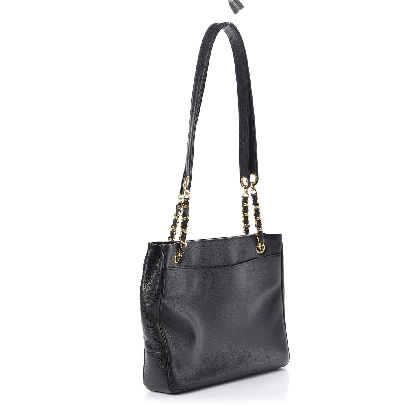 Caviar CC Shoulder Bag Black