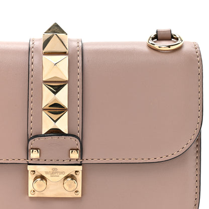 Valentino Garavani Vitello Small Glam Lock Rockstud Flap Poudre 6 of 14