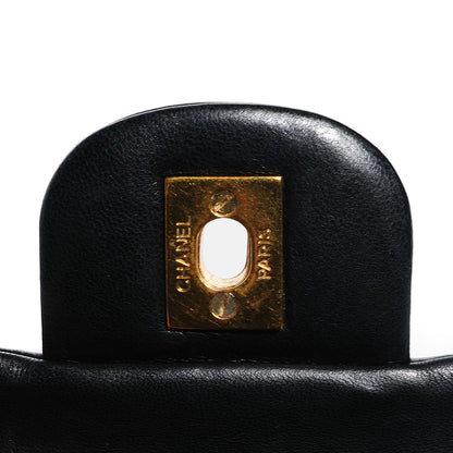Chanel Lambskin Quilted Small Double Flap Black 5 of 8