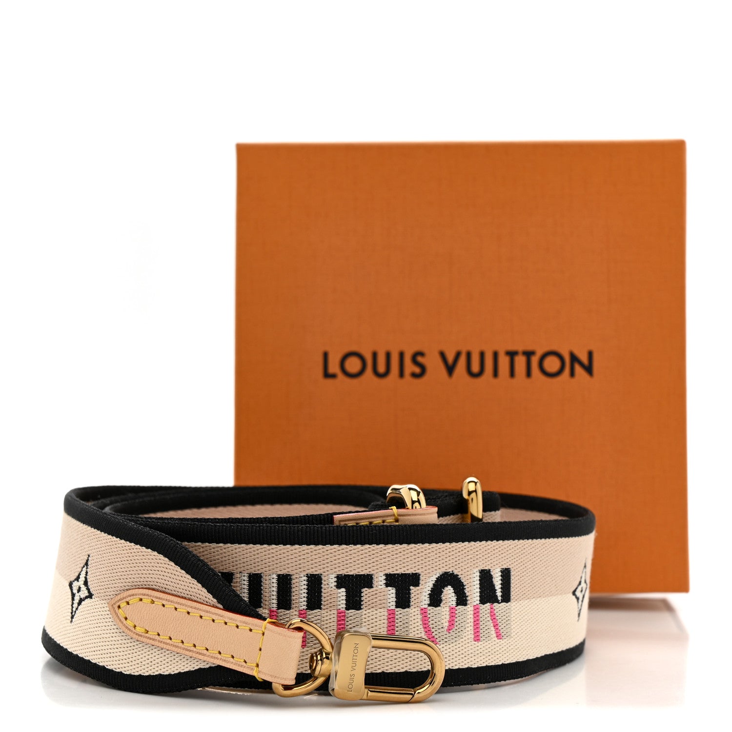 Louis Vuitton Jacquard Speedy Bandouliere 20 Shoulder Strap Black