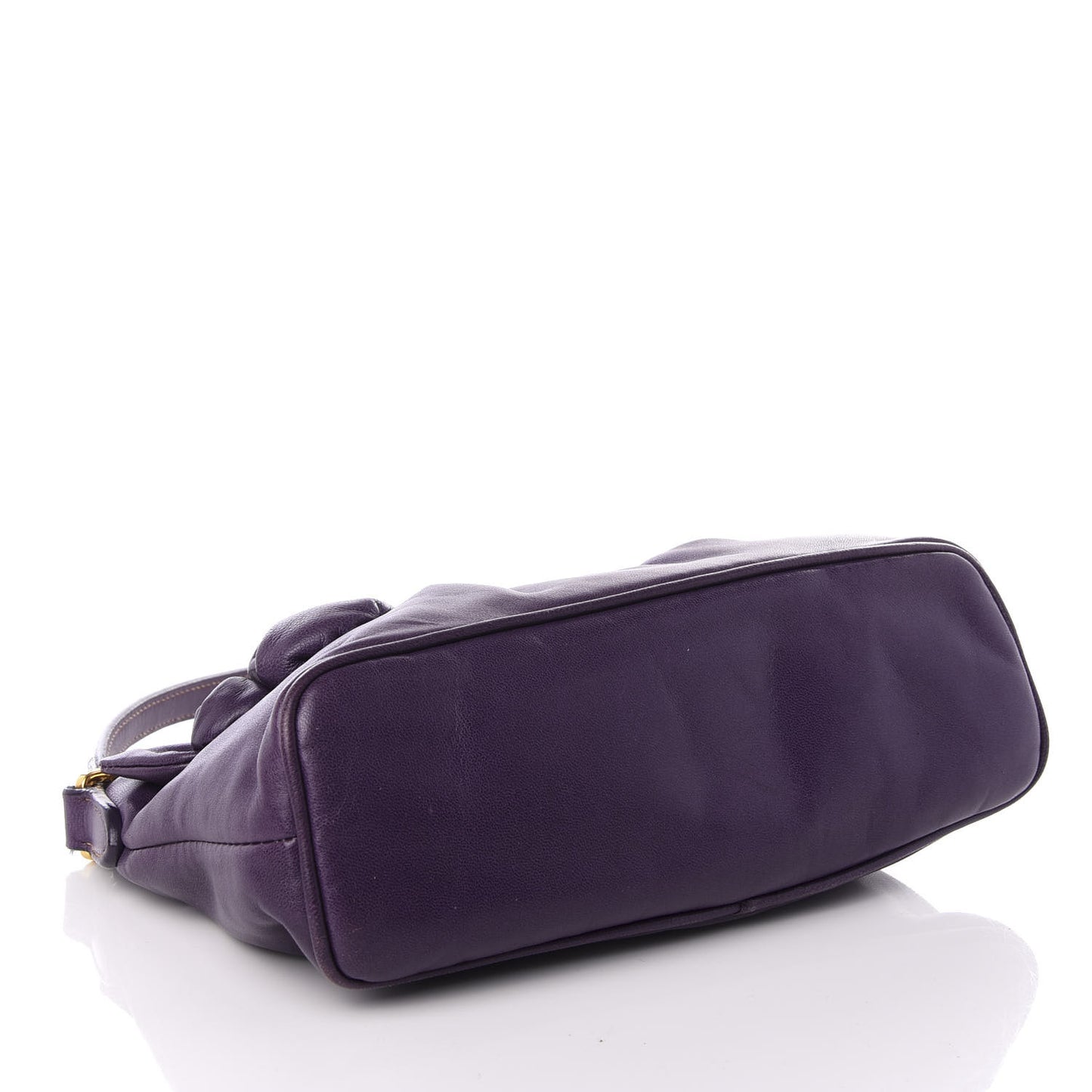 Nappa Rosette Shoulder Bag Viola
