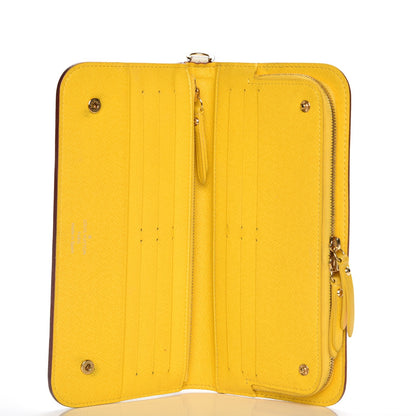 Louis Vuitton Monogram Multicolor Insolite Wallet White Citron 5 of 9