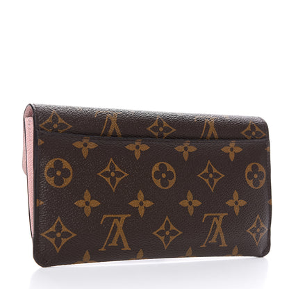 Louis Vuitton Monogram Jeanne Wallet Rose Ballerine 3 of 9