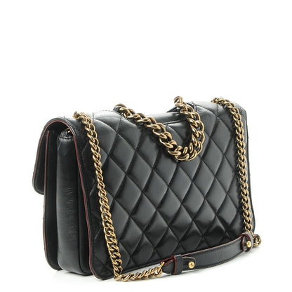 Chanel Calfskin Quilted Large Perfect Edge Flap Black 3 of 7