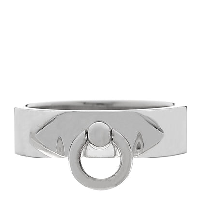 Hermes Sterling Silver PM Collier De Chien Ring 50 5.25 1 of 4