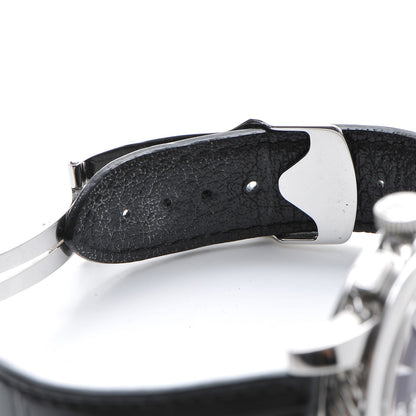 David Yurman Stainless Steel Alligator 46mm Classic Chronograph Automatic Watch Black 8 of 9