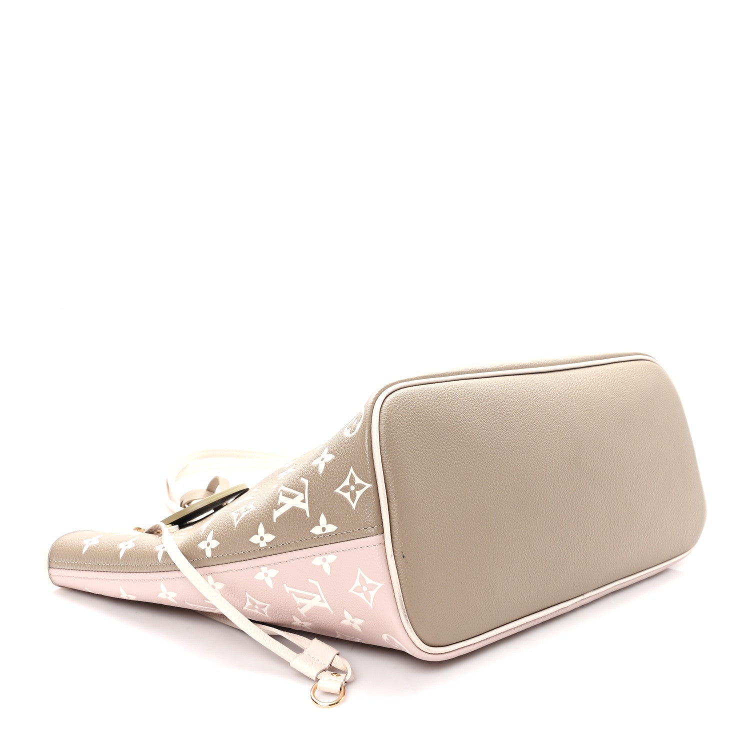 Louis Vuitton Empreinte Monogram Spring In The City Neverfull MM Kaki Beige Cream 5 of 10