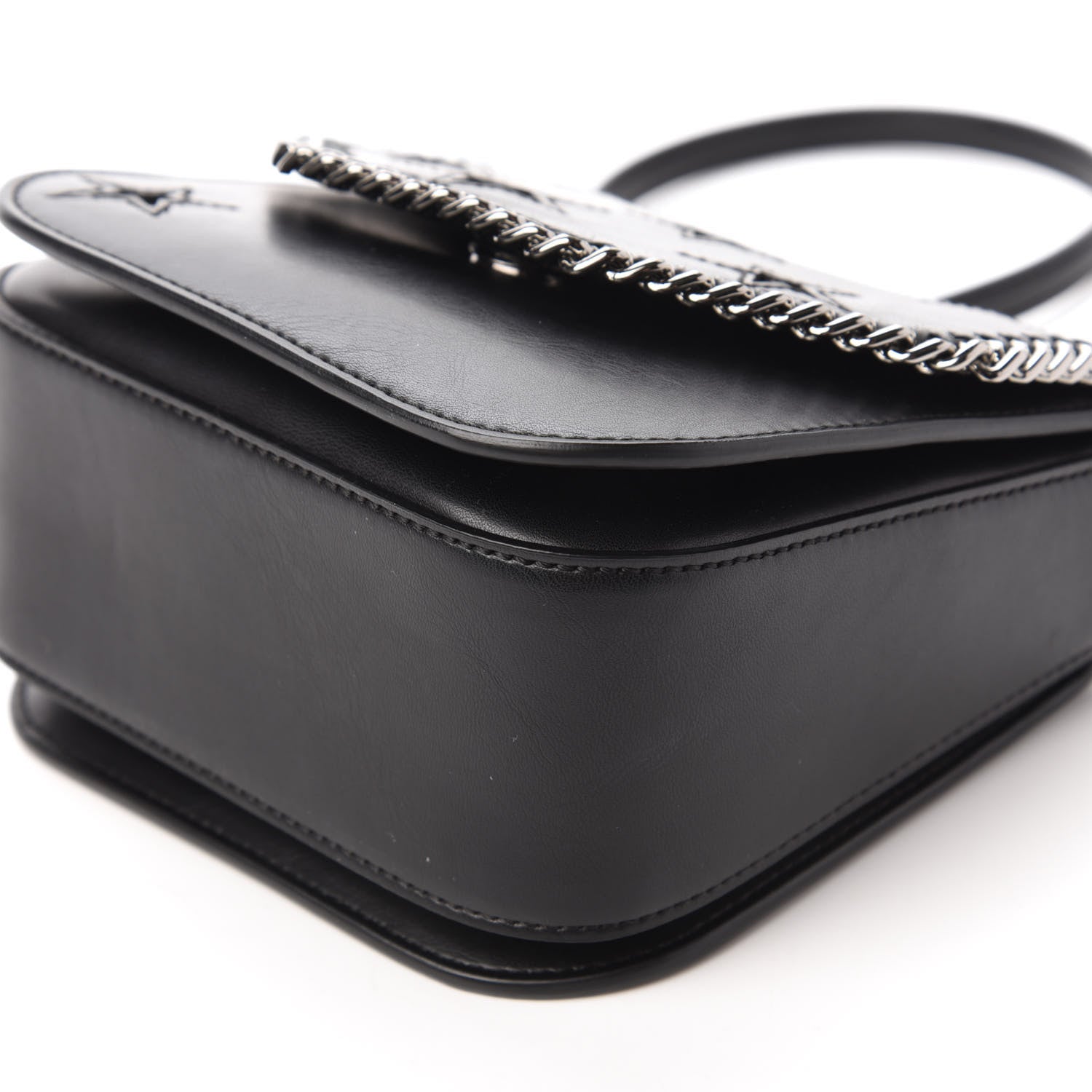Stella McCartney Alter Nappa Embossed Medium Star Falabella Box Shoulder Bag Black 8 of 10