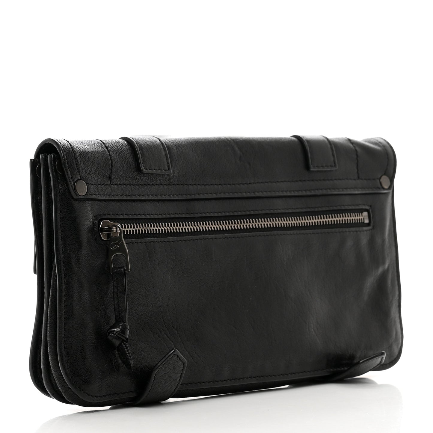 Lambskin PS1 Pochette Clutch Black