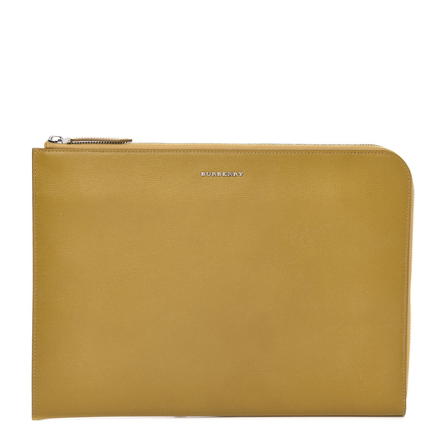 Burberry Grainy Calfskin Document Case Larch Yellow 1 of 6