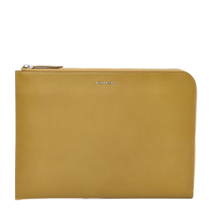 Burberry Grainy Calfskin Document Case Larch Yellow 1 of 6