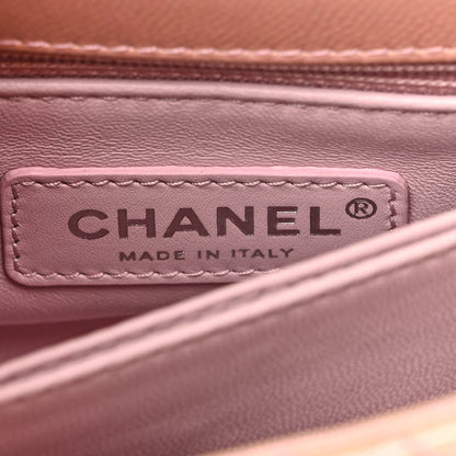 Chanel Iridescent Caviar Quilted Extra Mini Coco Handle Flap Light Pink 6 of 11