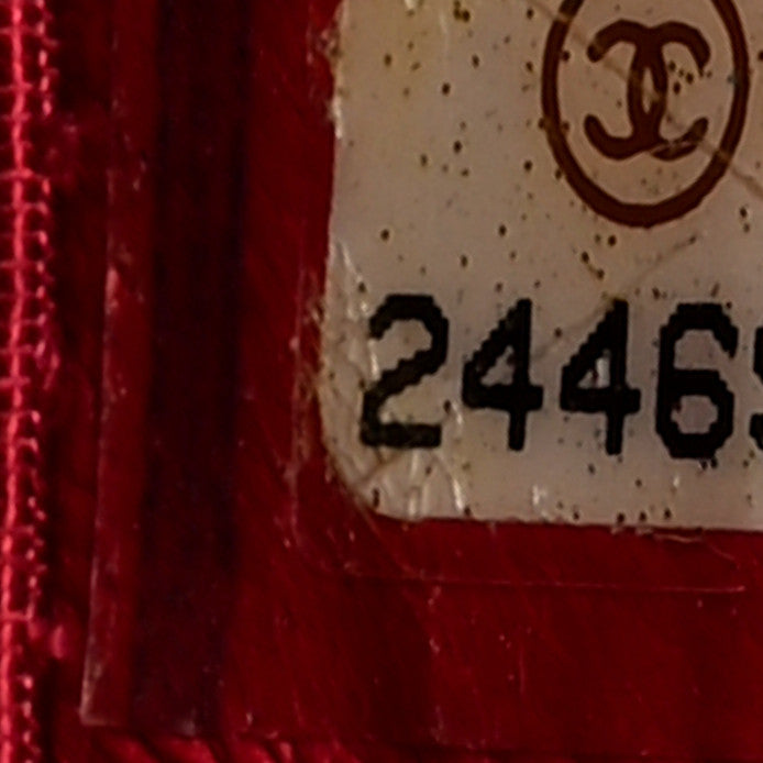 Wool Calfskin Quilted Medium Gabrielle Hobo Red