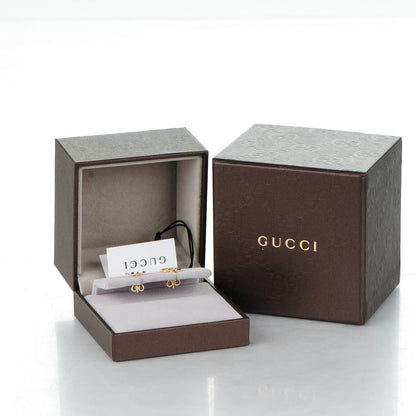 Gucci 18K Yellow Gold GG Tissue Stud Earrings 7 of 7