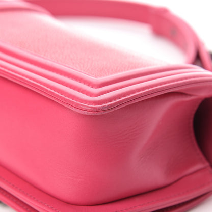 Chanel Galuchat Stingray Small Boy Flap Pink 12 of 14