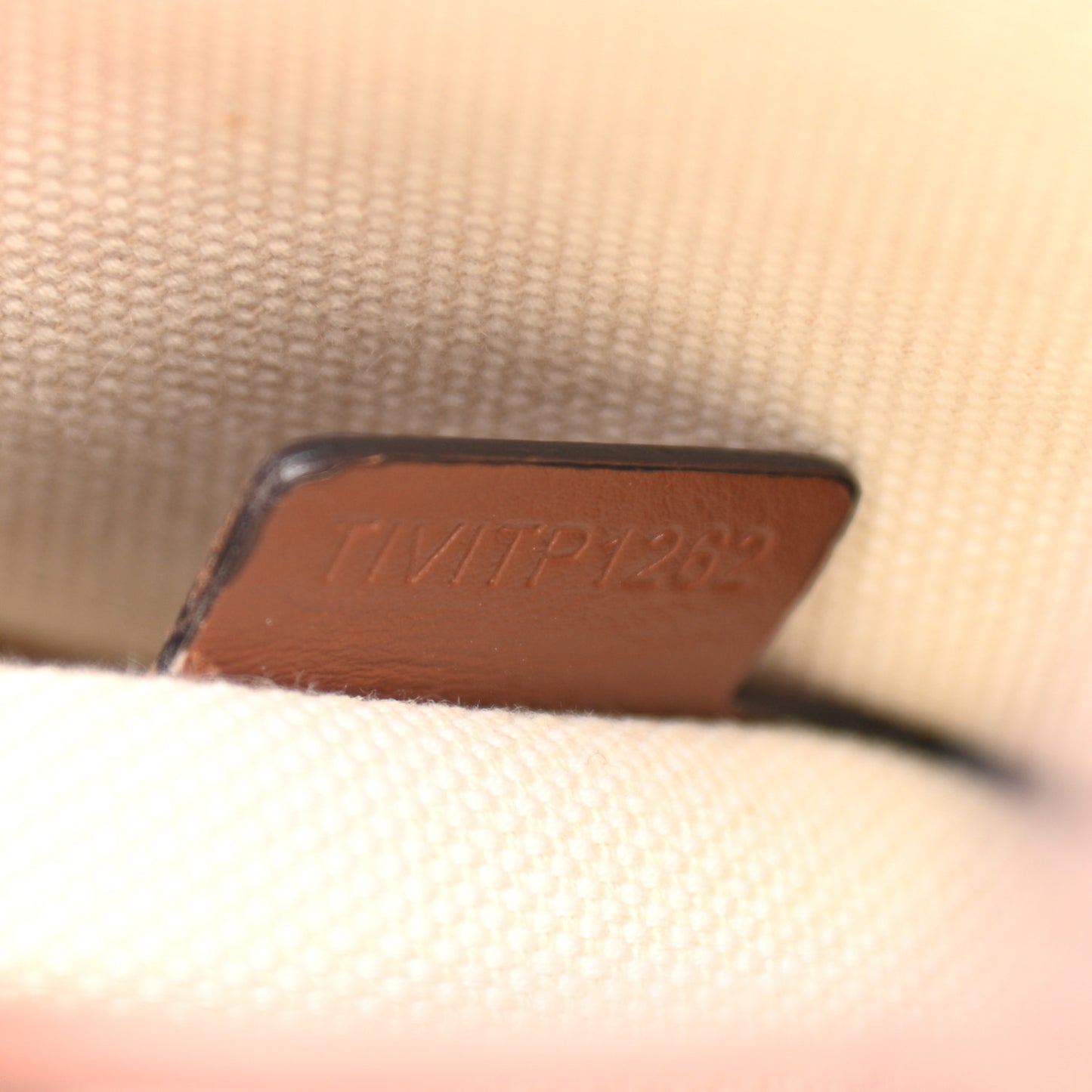 Canvas Cotton Small Peggy Bucket Bag Natural Gold