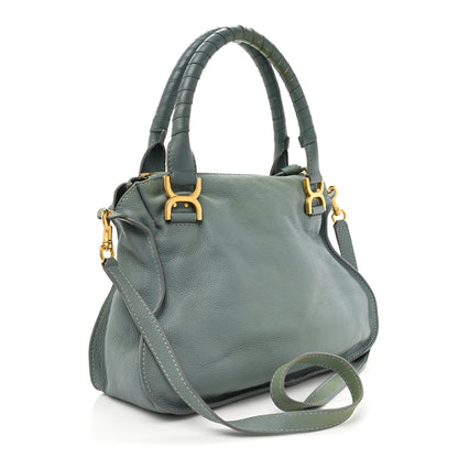 Chloe Calfskin Medium Marcie Satchel Fresh Mint 2 of 21
