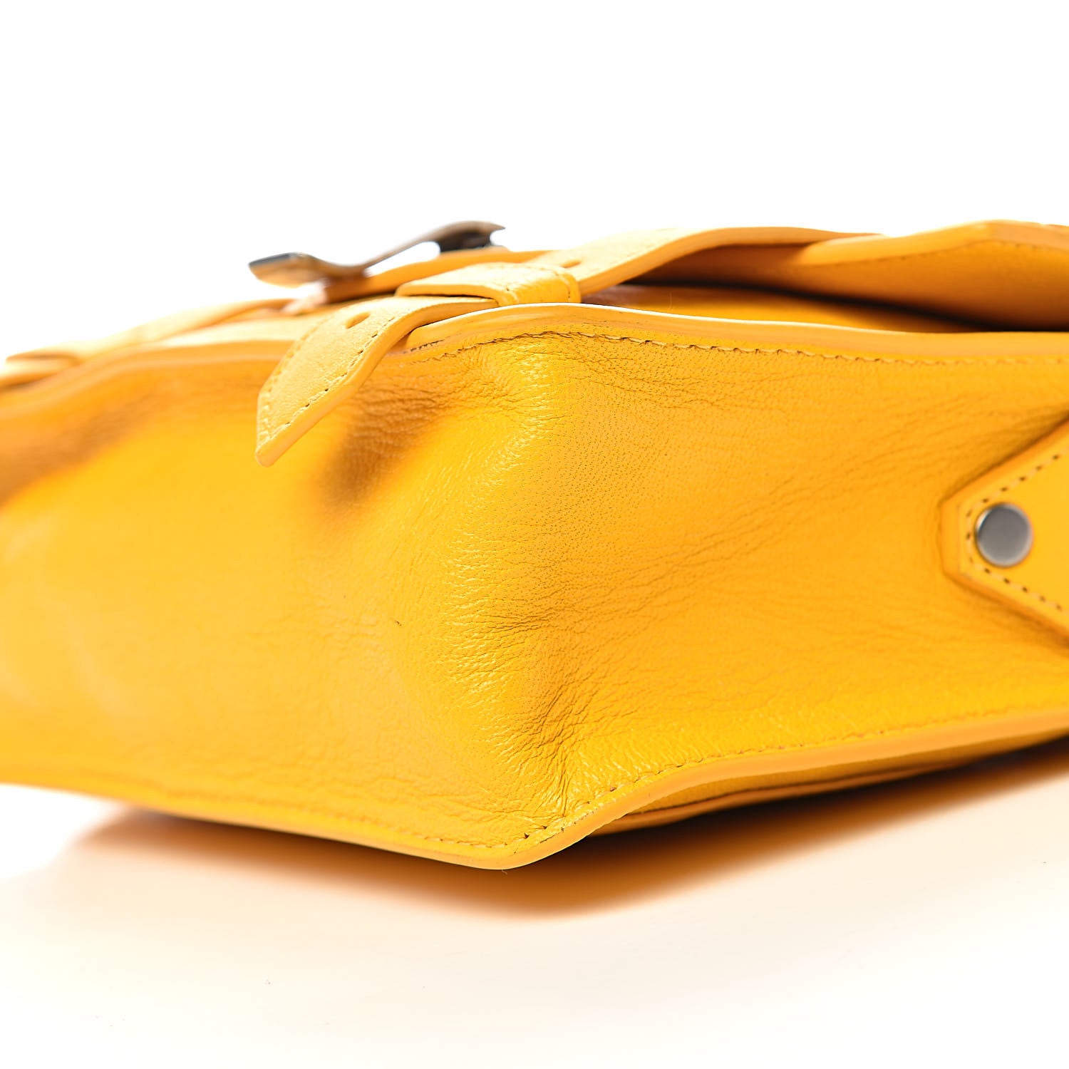 Proenza Schouler Lambskin PS1 Mini Crossbody Bag Lemon 10 of 11