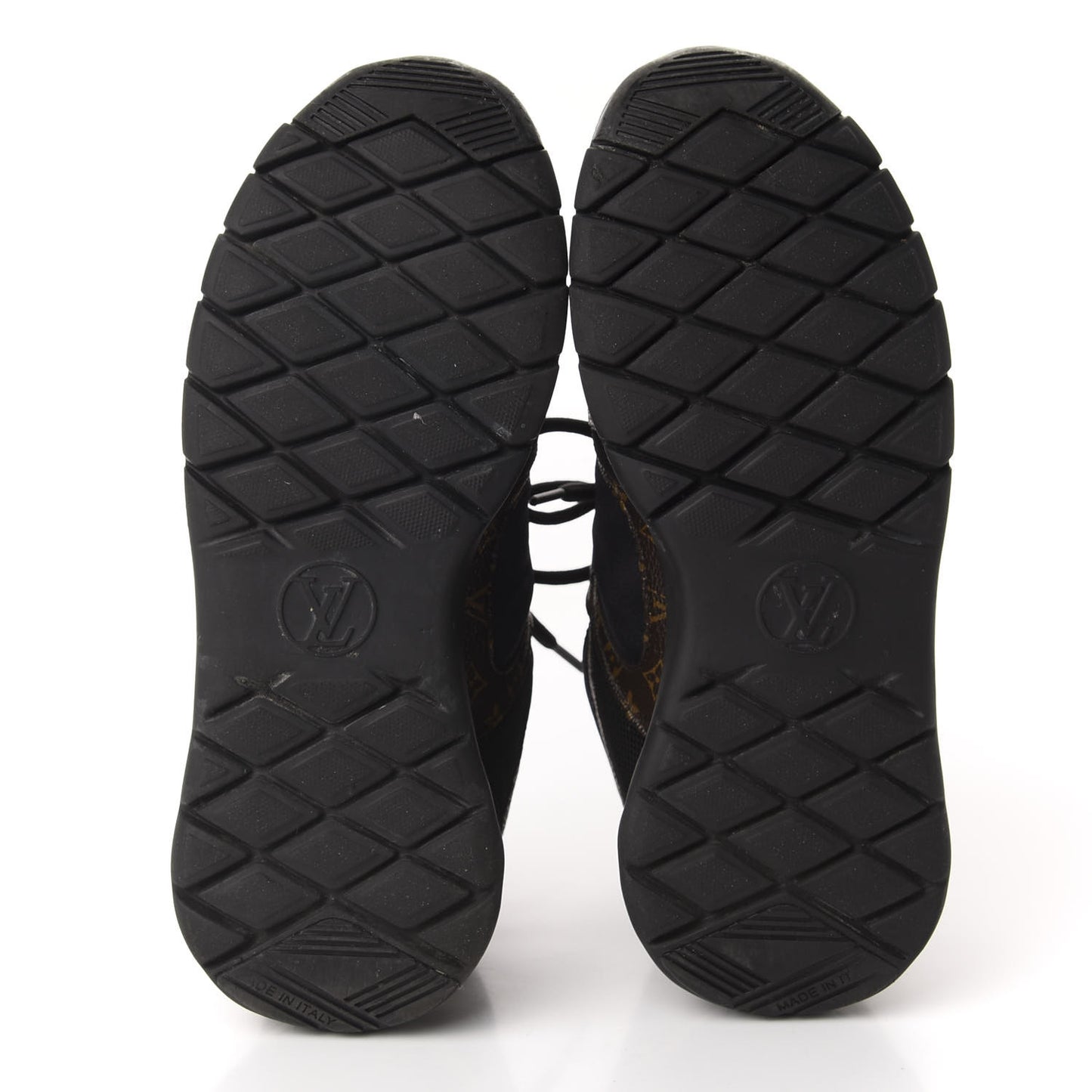 Technical Nylon Monogram Rubber Aftergame Sneakers 35 Black
