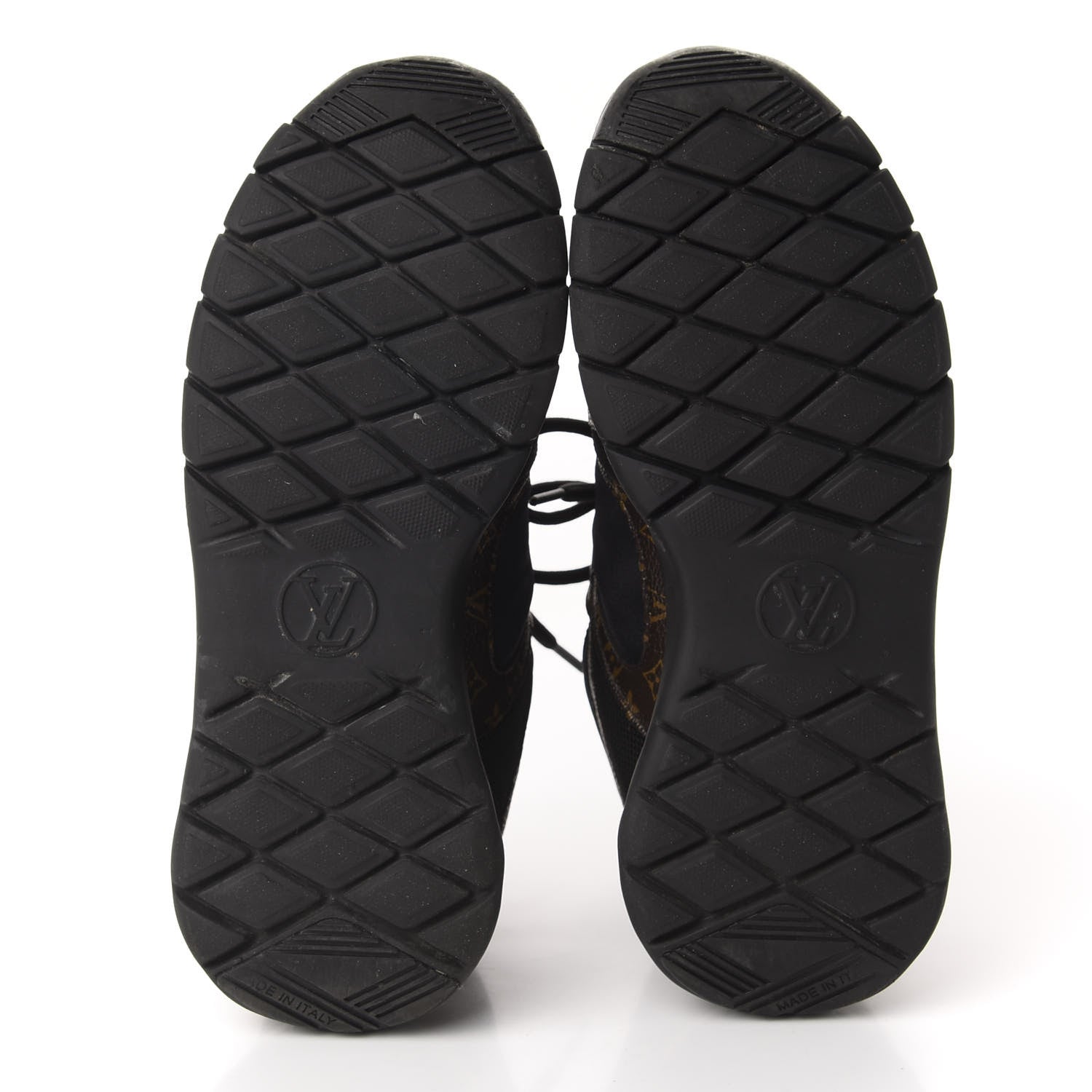Louis Vuitton Technical Nylon Monogram Rubber Aftergame Sneakers 35 Black 5 of 10