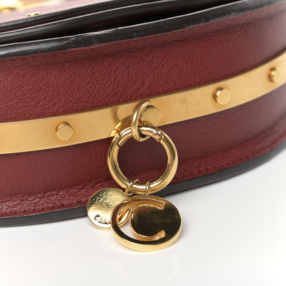Chloe Calfskin Small Nile Bracelet Minaudiere Bag Sienna Red 10 of 11