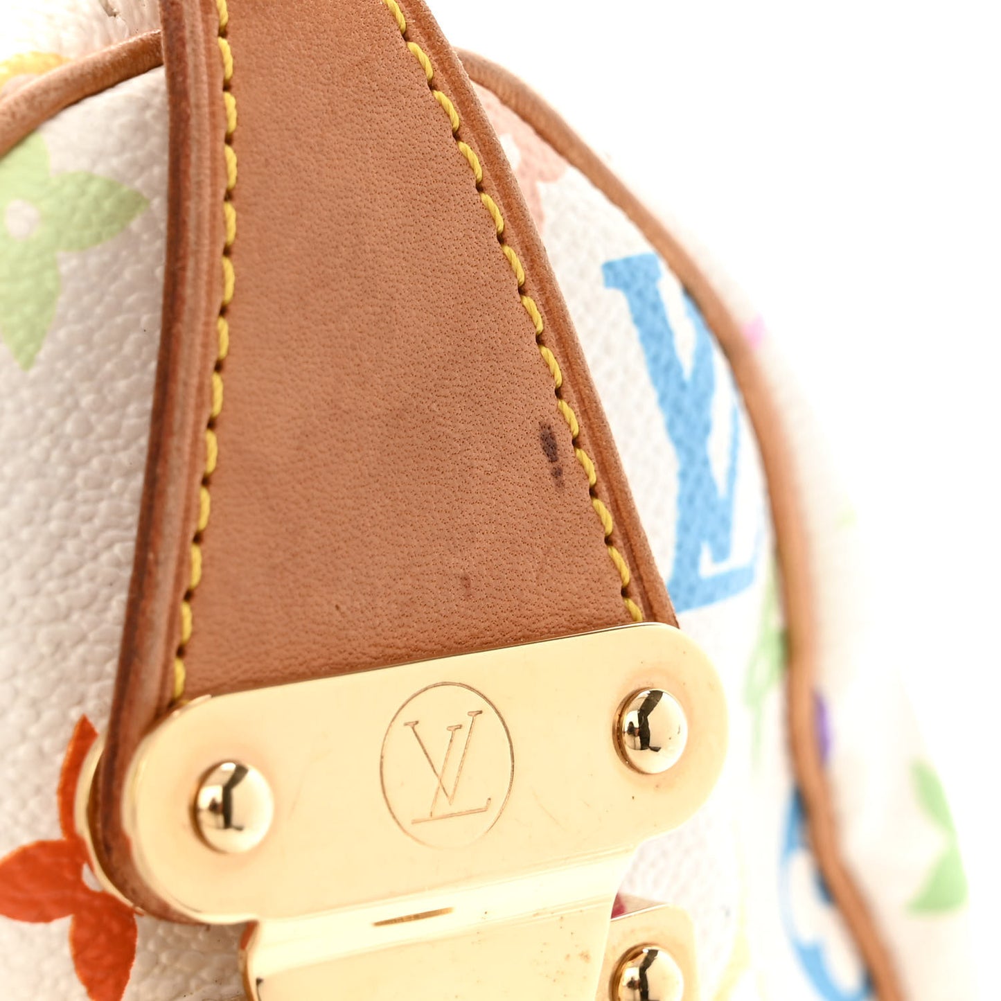 Monogram Multicolor Speedy 30 White