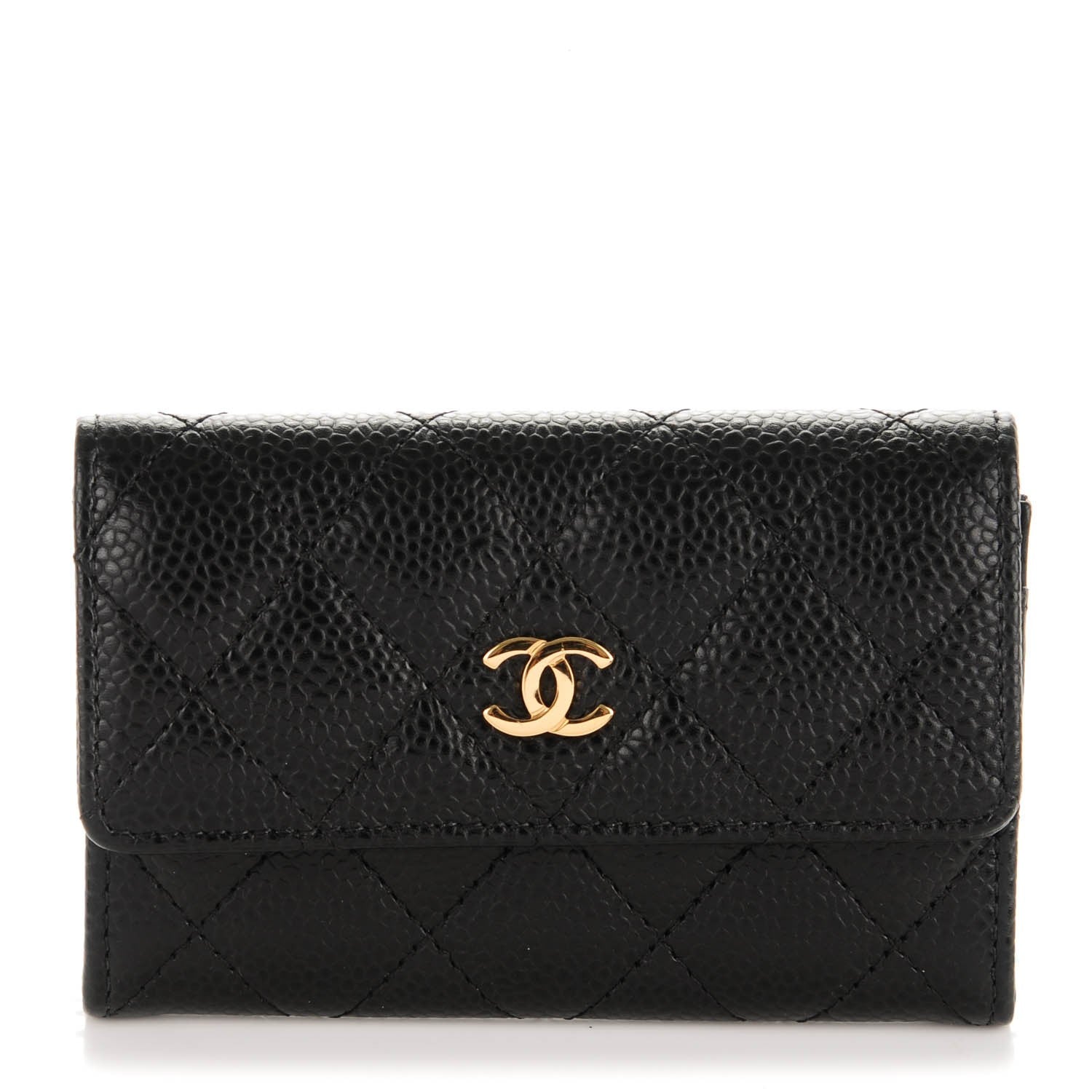 Chanel Caviar Quilted Card Holder Black 1 of 8