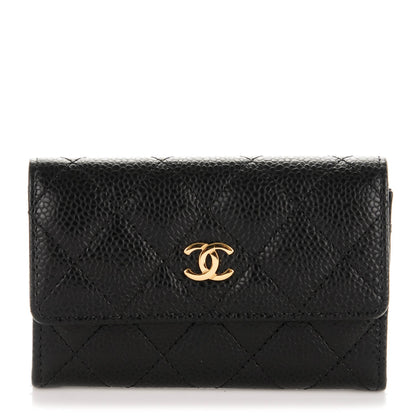 Chanel Caviar Quilted Card Holder Black 1 of 8