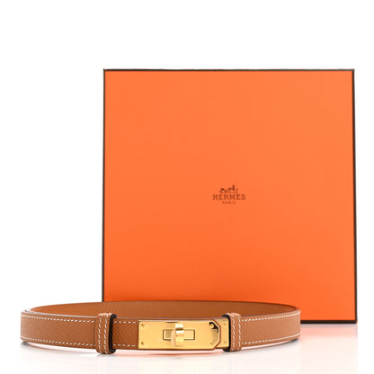 Hermes Epsom Kelly Belt Gold 4 of 4