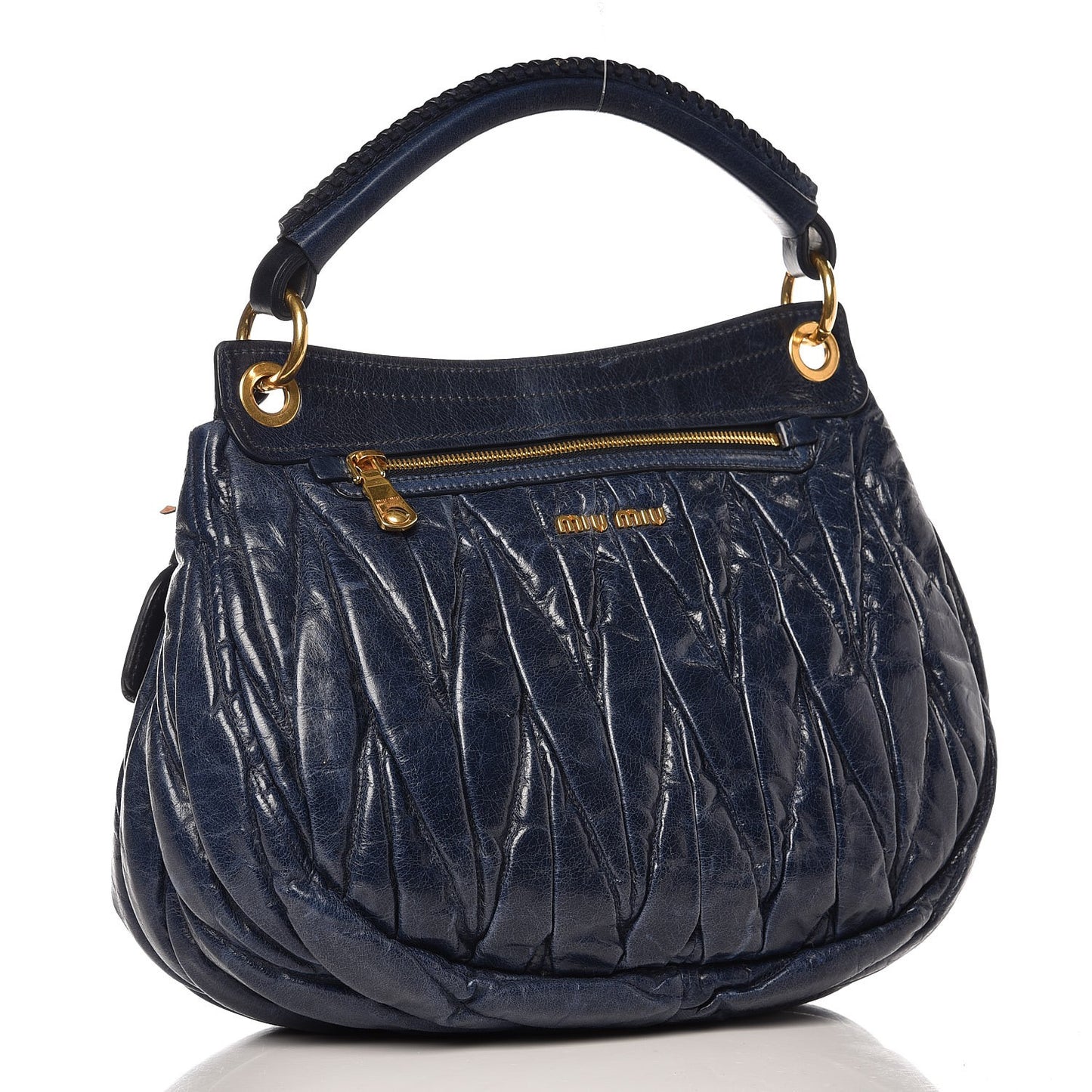 Matelasse Lux Nappa Hobo Inchiostro