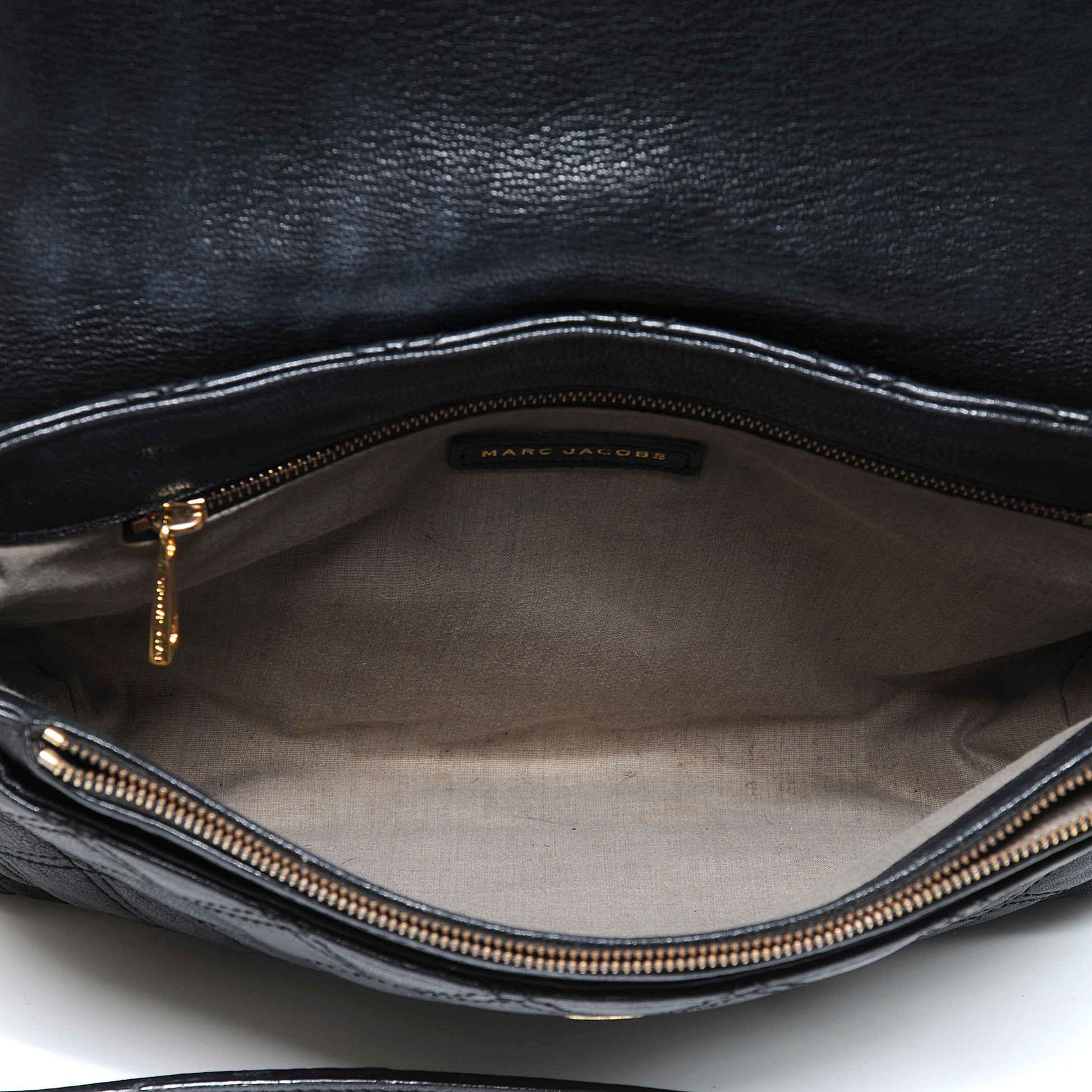 Marc Jacobs Leather Quilted The XL Single Flap Black 8 of 8